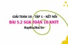 Bài 5.2 SGK Toán 10 tập 1 Kết nối tri thức